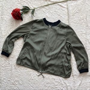 Satin Bomber Jacket